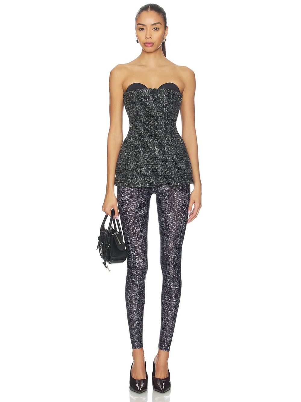 Diesel grey leggings with a skirt